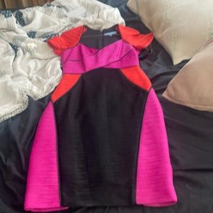 Antonio Melani Dress Purple, red, and black woman’s size 0